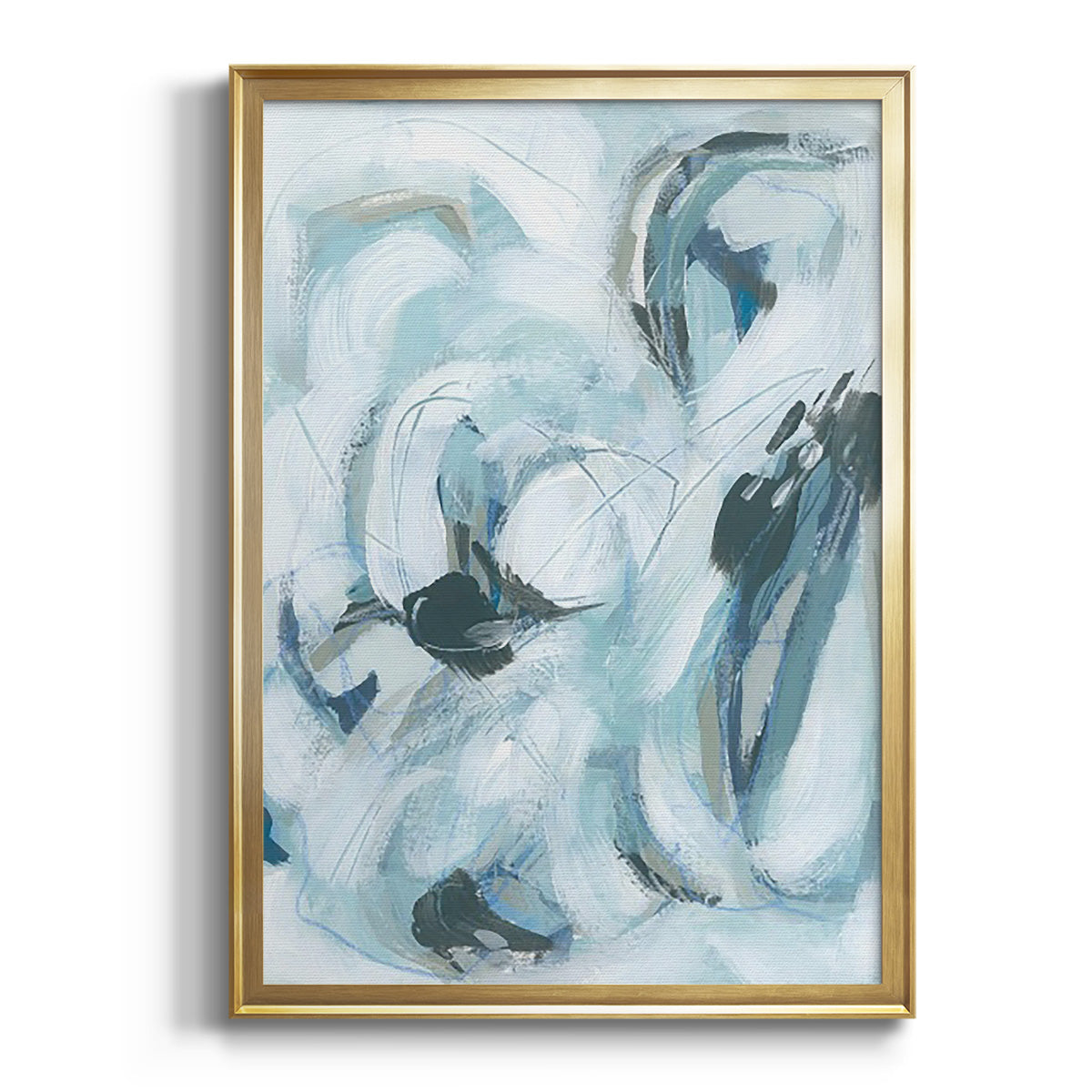 Soft Half Shell I - Modern Framed Canvas Print