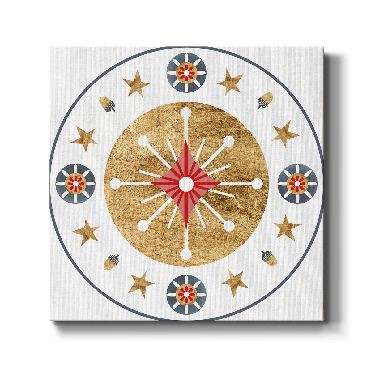 Christmas Chalet Collection C - Canvas Art Print