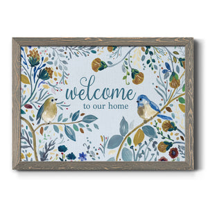 Welcome to Our Home-Premium Framed Canvas - Ready to Hang