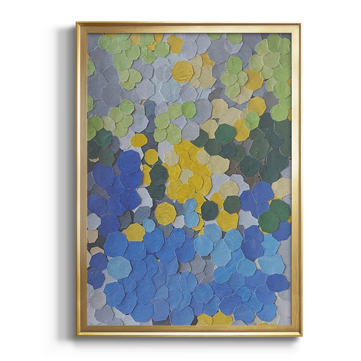 Soft Half Shell I - Modern Framed Canvas Print