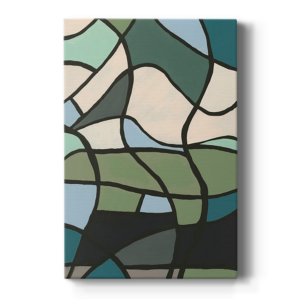 Multicolor Stained Glass II Premium Gallery Wrapped Canvas - Ready to Hang