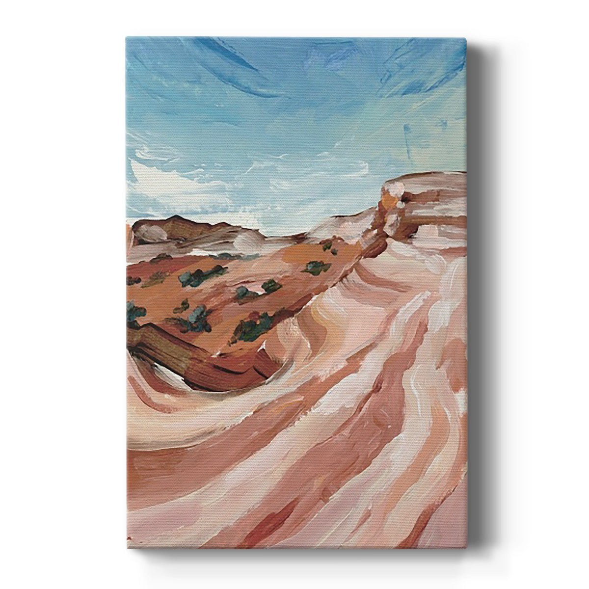 Impasto Plateau II Premium Gallery Wrapped Canvas - Ready to Hang
