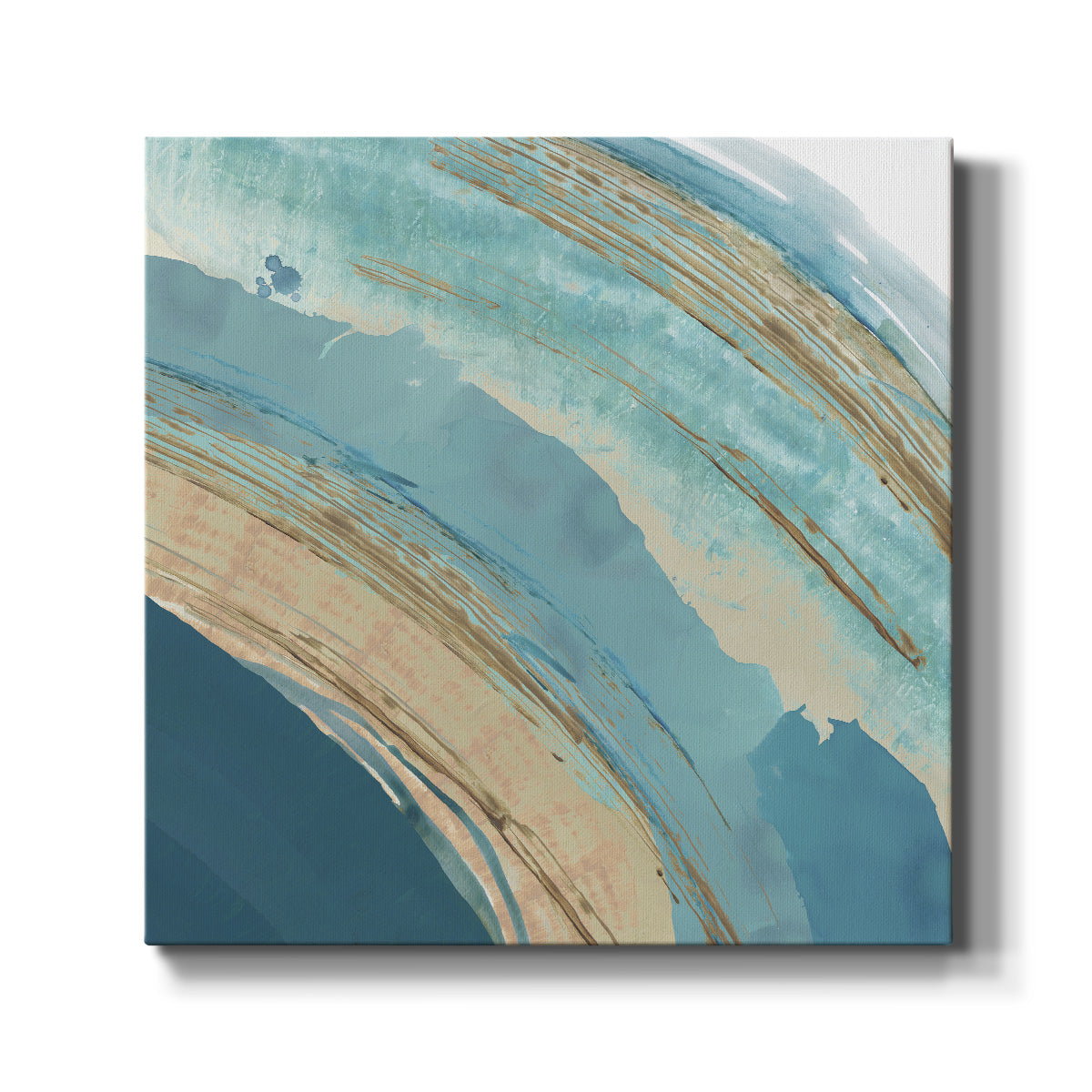 Making Blue Waves III-Premium Gallery Wrapped Canvas - Ready to Hang
