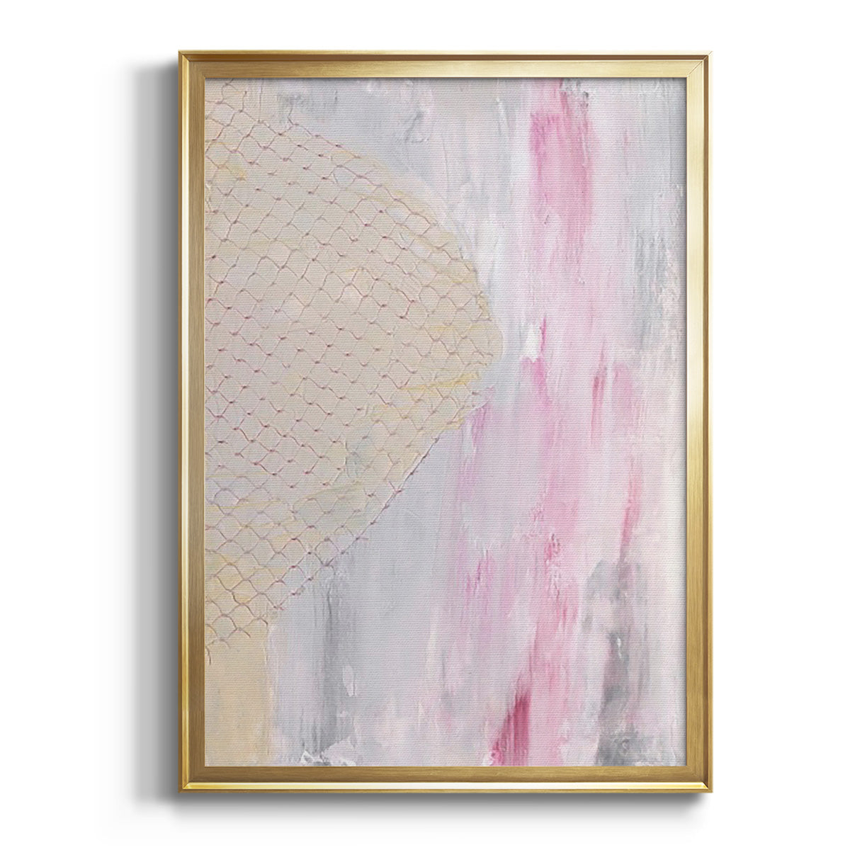 Soft Half Shell I - Modern Framed Canvas Print
