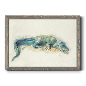 Alligator-Premium Framed Canvas - Ready to Hang