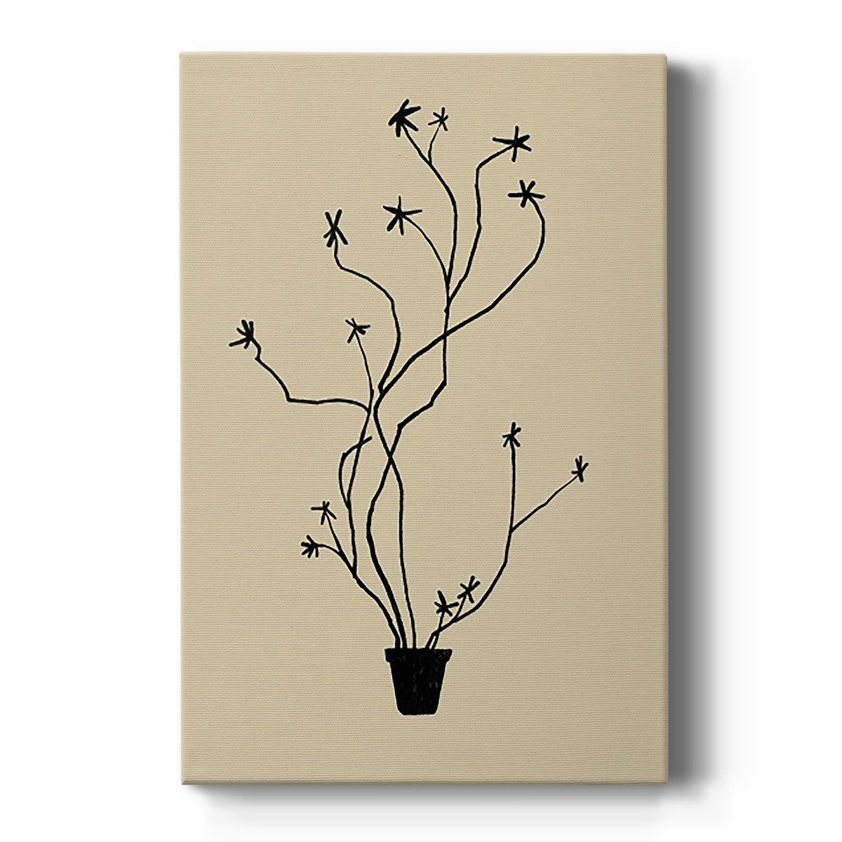 Spring Sprig Vase II - Canvas Art Print