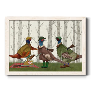 Pheasant Shooting Party Group 1-Premium Framed Canvas - Ready to Hang