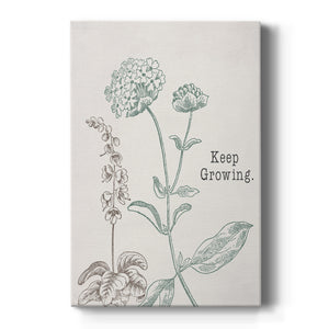 Keep Growing Premium Gallery Wrapped Canvas - Ready to Hang