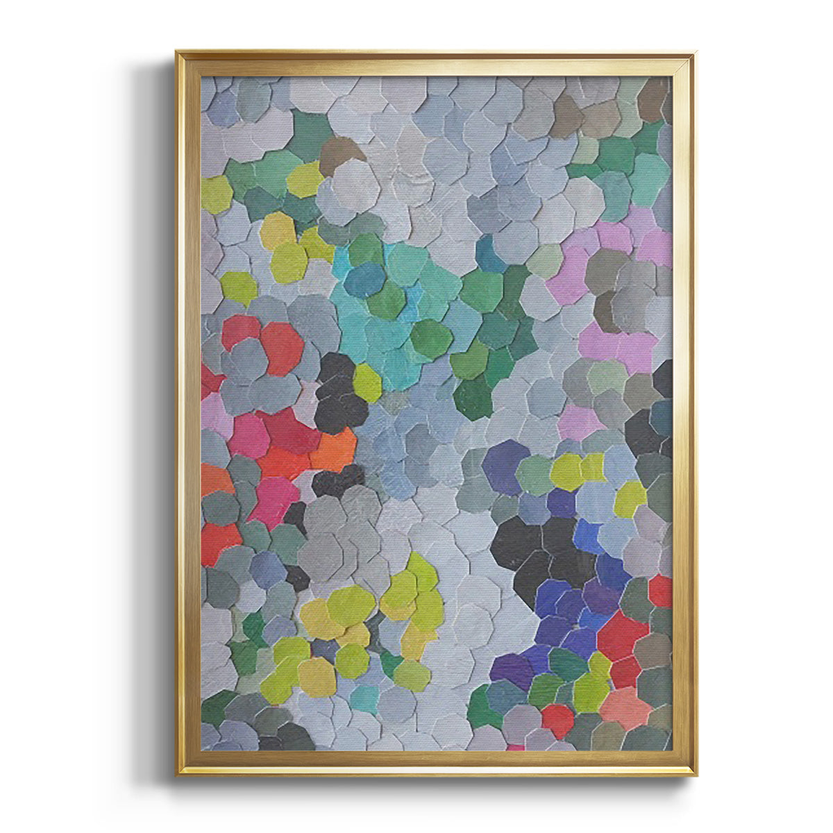 Soft Half Shell I - Modern Framed Canvas Print