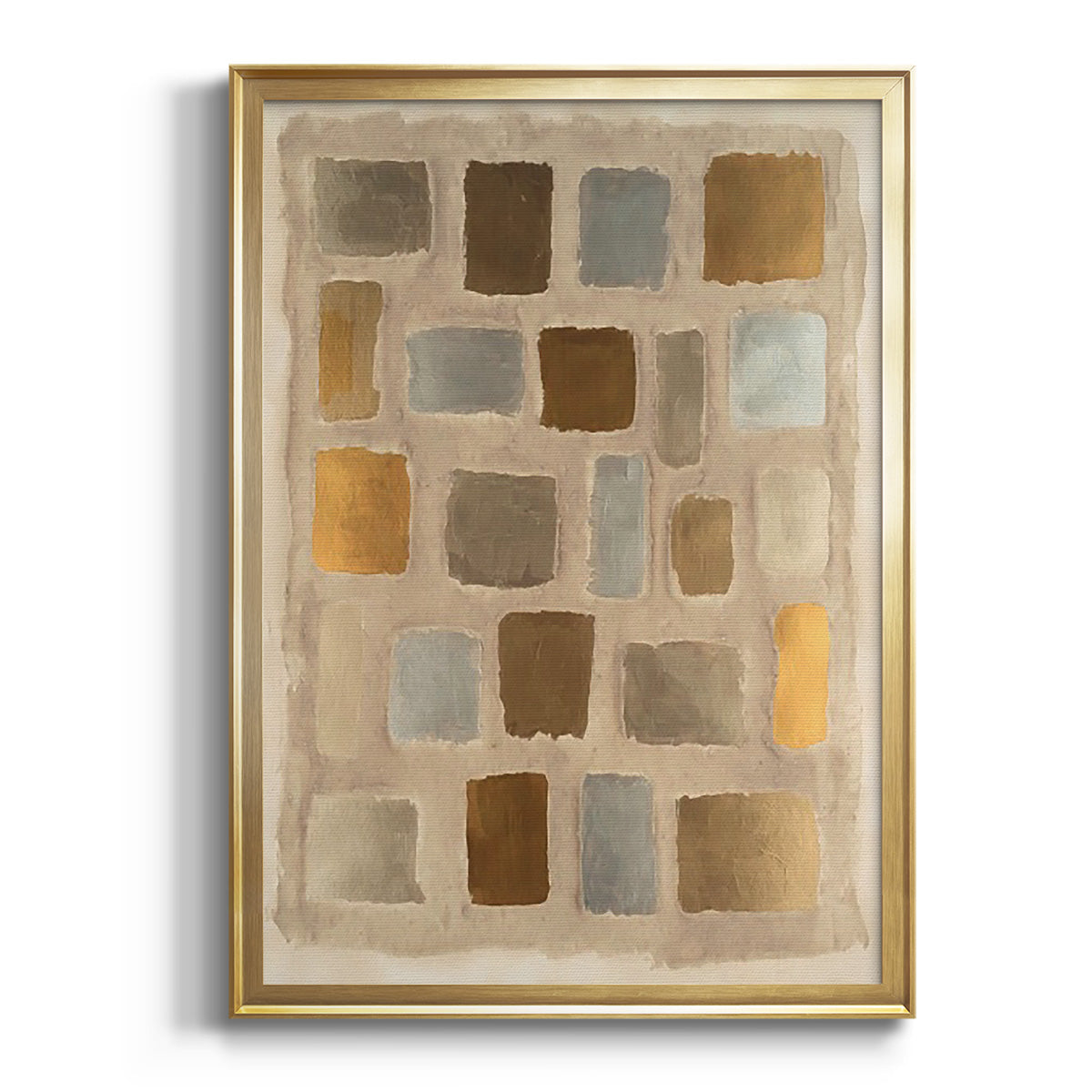 Soft Half Shell I - Modern Framed Canvas Print