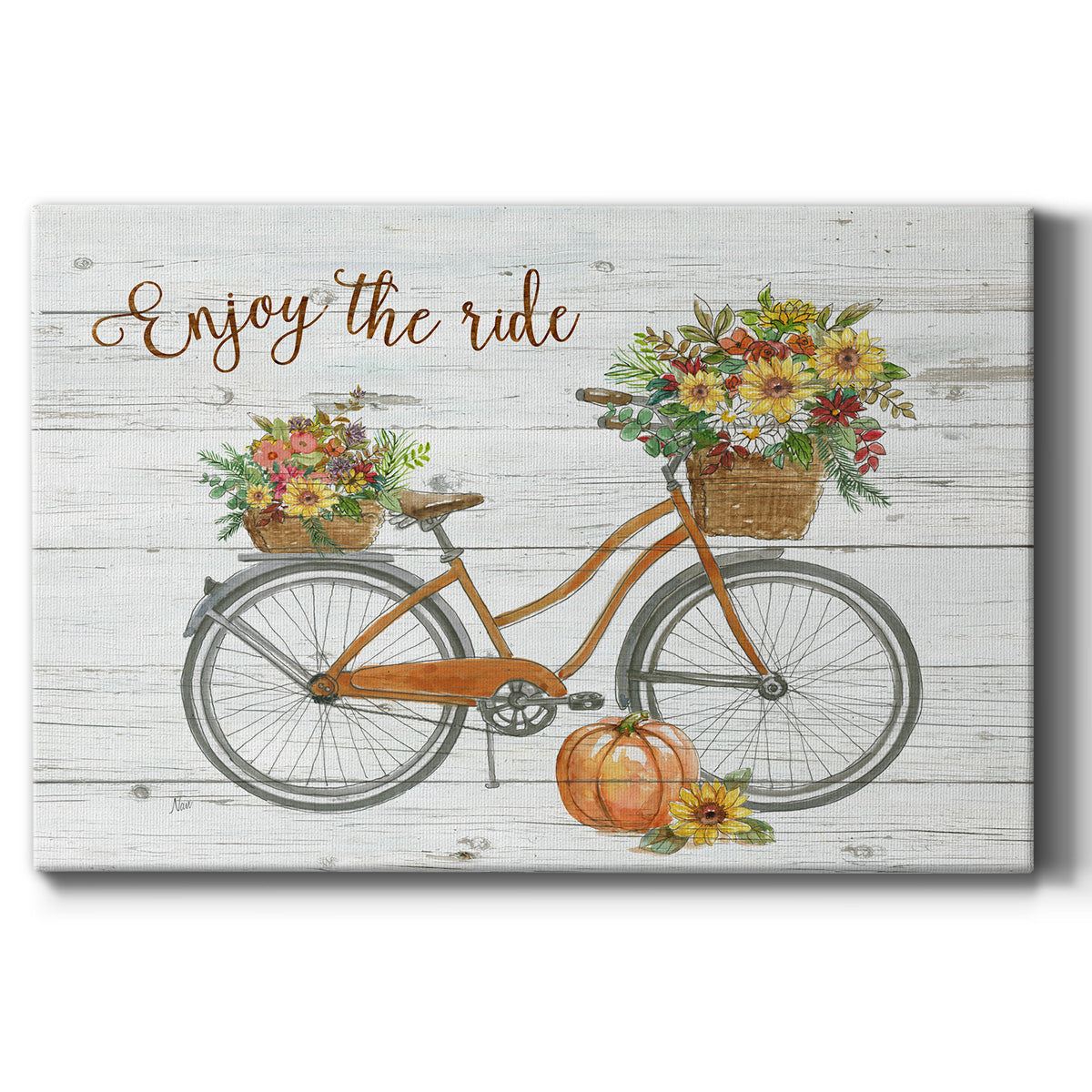 Harvest Bike - Canvas Art Print