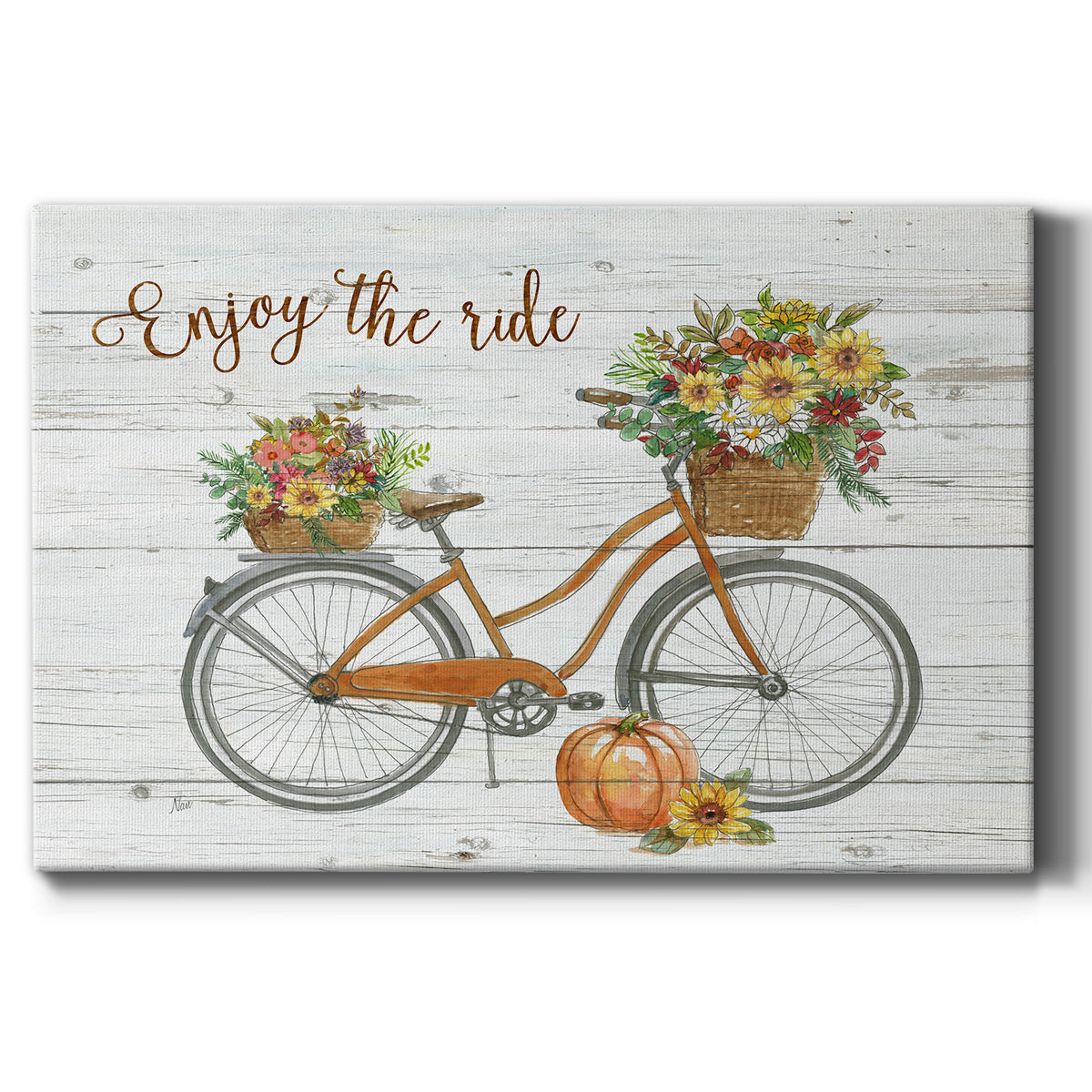 Harvest Bike Premium Gallery Wrapped Canvas - Ready to Hang