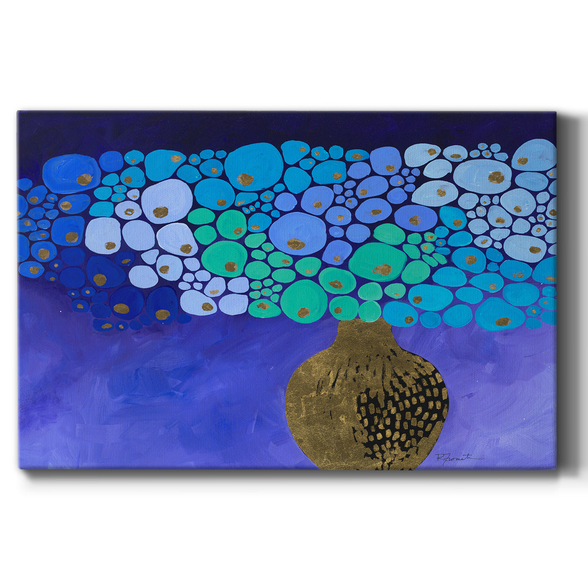 Blue Poppies II - Canvas Art Print