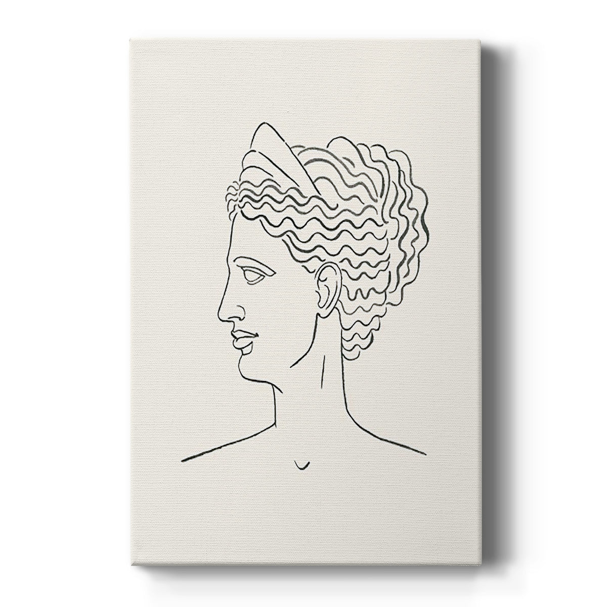 Greek Busts III - Canvas Art Print