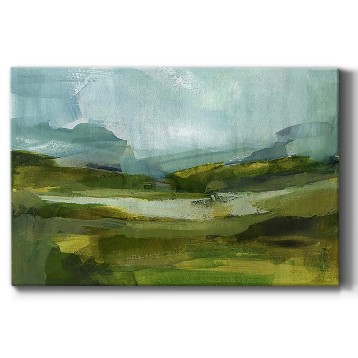 Emerald View III Premium Gallery Wrapped Canvas - Ready to Hang