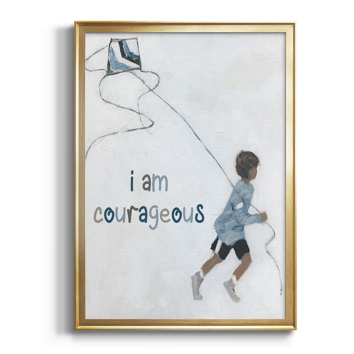 Soft Half Shell I - Modern Framed Canvas Print