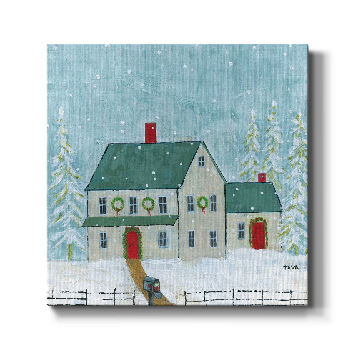 Home For Christmas - Canvas Art Print