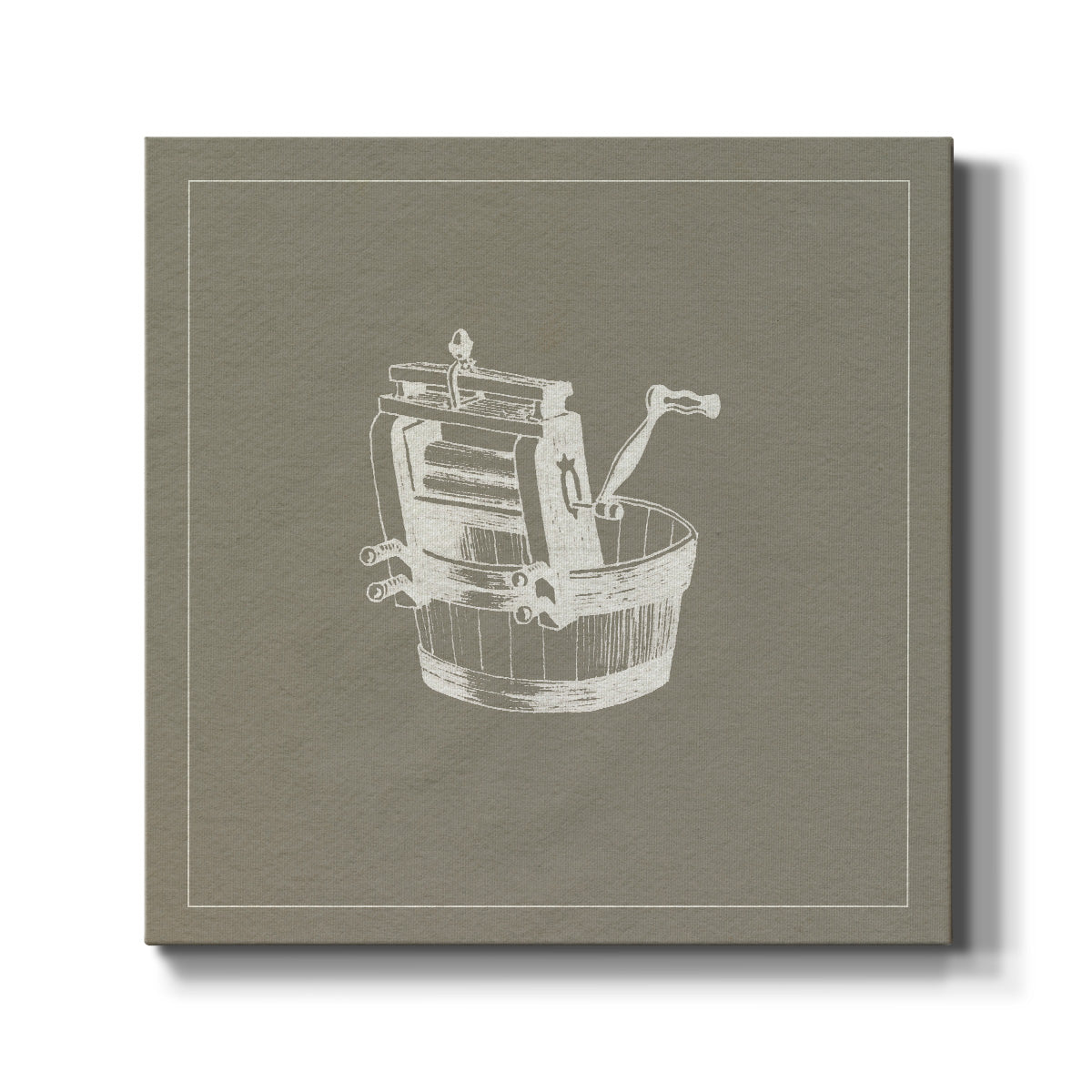 Laundry Tips V - Canvas Art Print