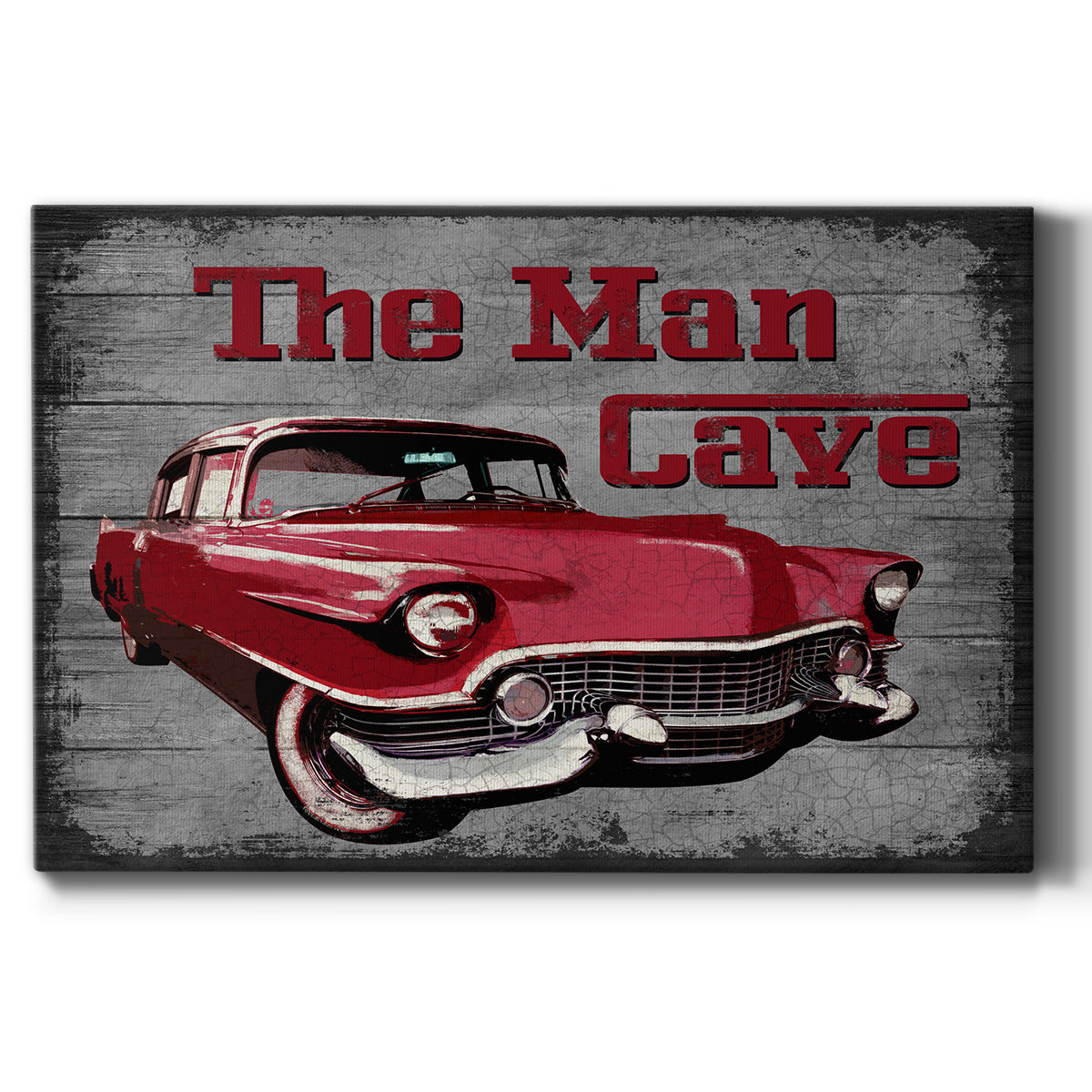 The Man Cave Premium Gallery Wrapped Canvas - Ready to Hang