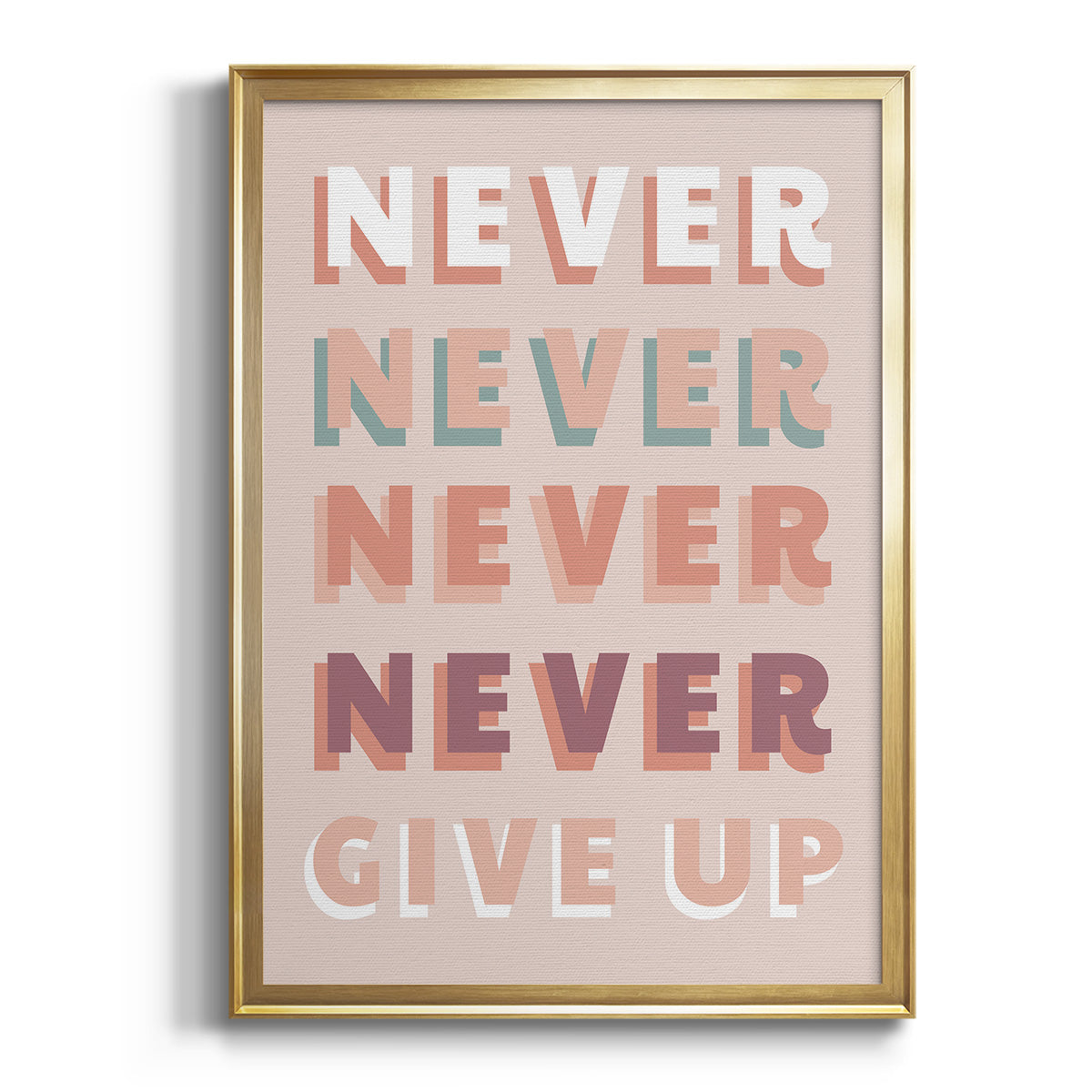 Soft Half Shell I - Modern Framed Canvas Print