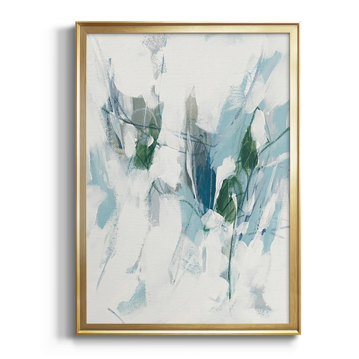 Soft Half Shell I - Modern Framed Canvas Print