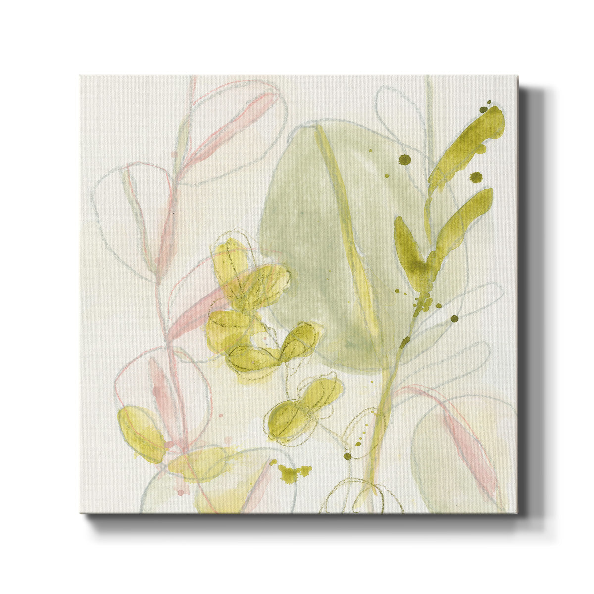 Celadon Trace I-Premium Gallery Wrapped Canvas - Ready to Hang