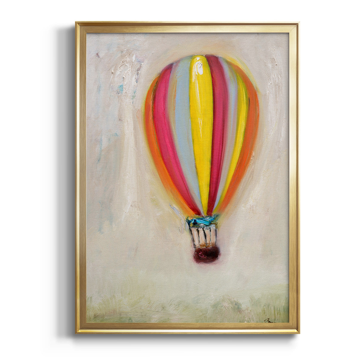 Sepia Botanical Journal I - Modern Framed Canvas Print