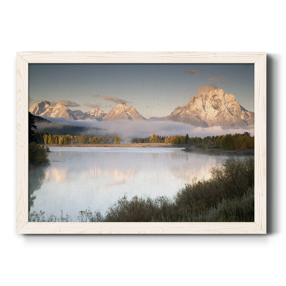 Snake River Fog-Premium Framed Canvas - Ready to Hang