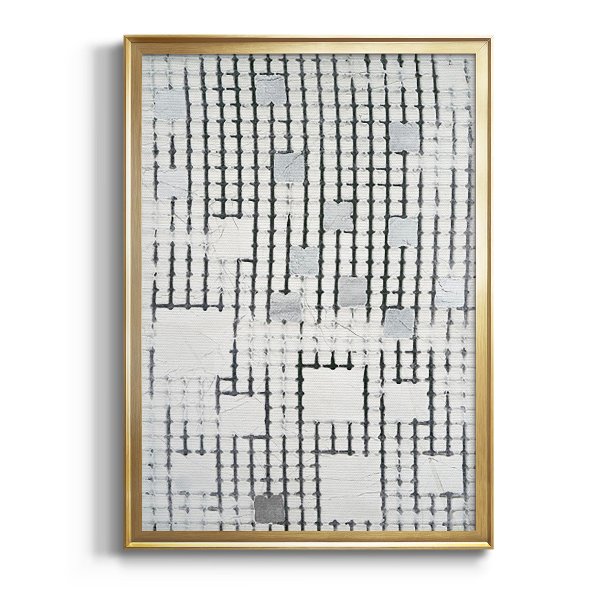 Soft Half Shell I - Modern Framed Canvas Print