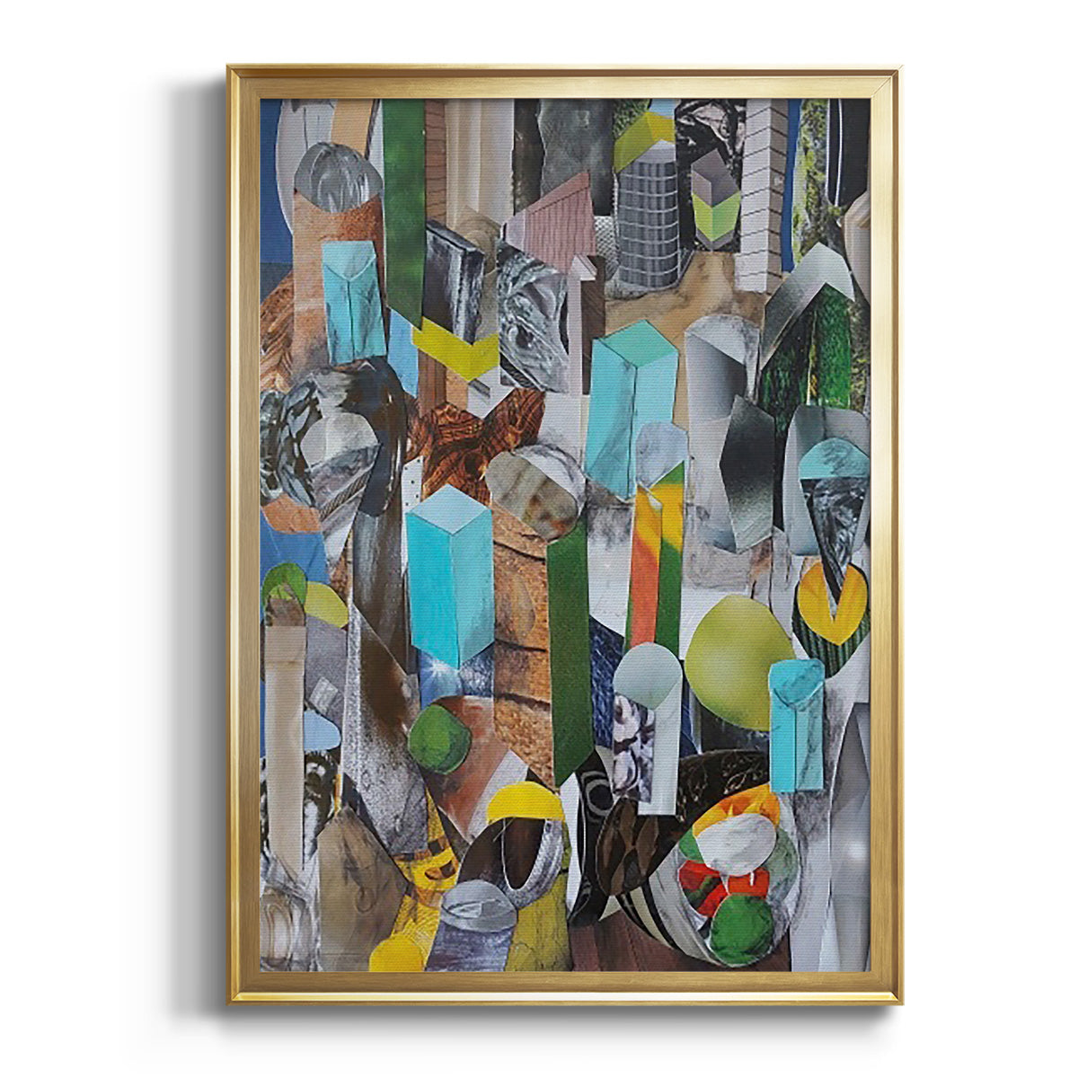 Soft Half Shell I - Modern Framed Canvas Print