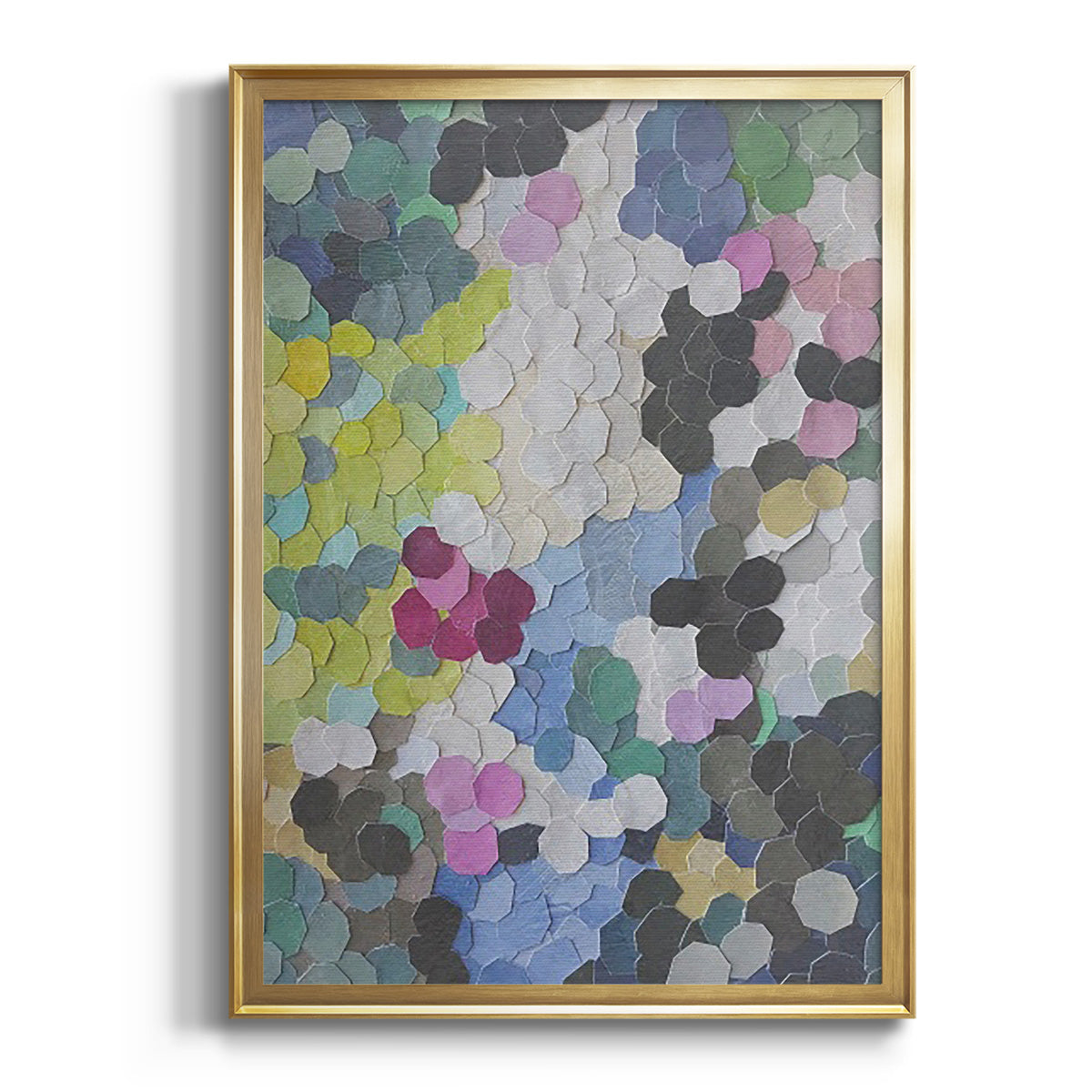 Soft Half Shell I - Modern Framed Canvas Print