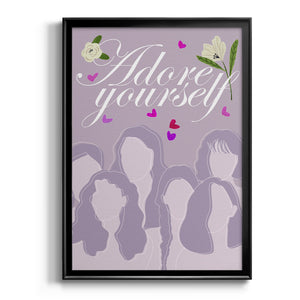 Happy Galentine's Day Collection B Premium Framed Print - Ready to Hang