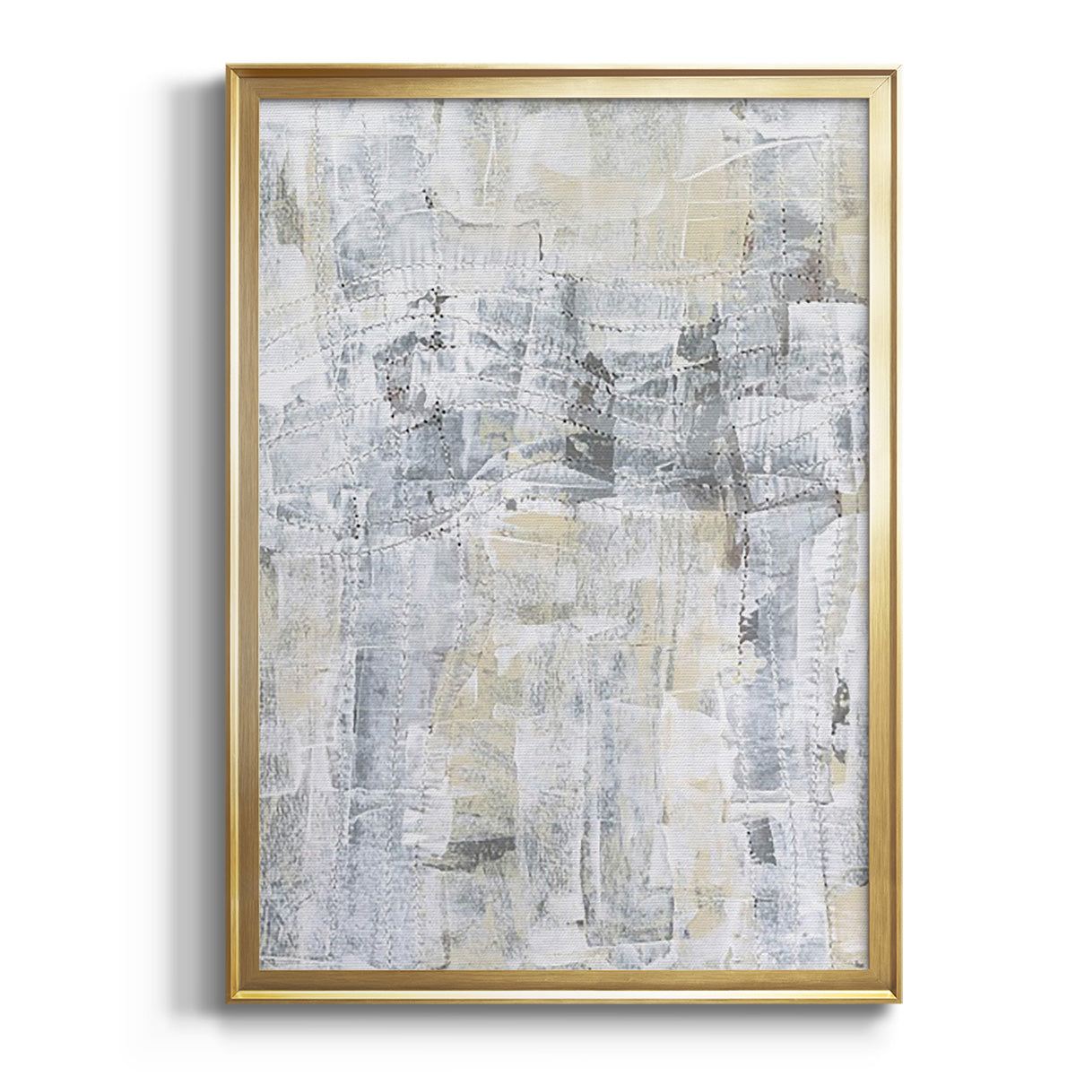 Soft Half Shell I - Modern Framed Canvas Print