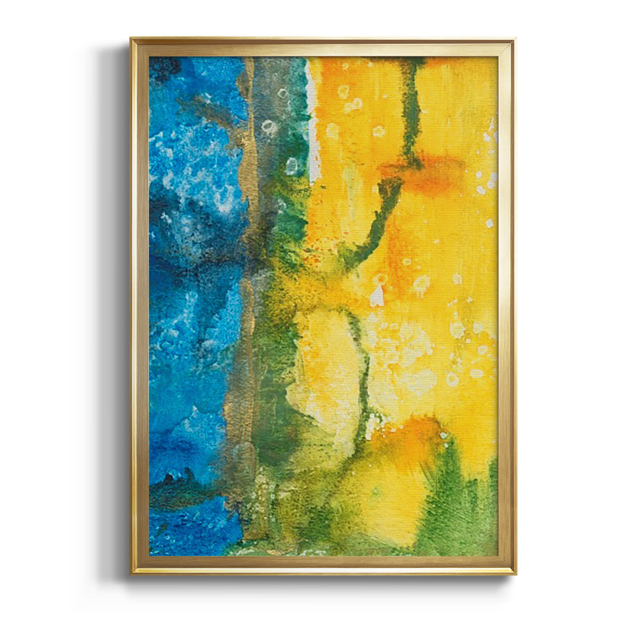 Soft Half Shell I - Modern Framed Canvas Print