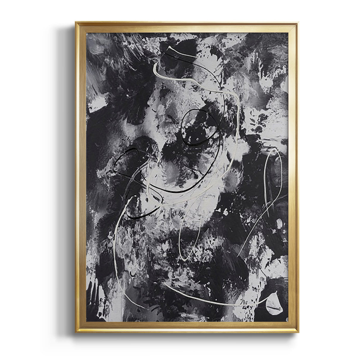 Sepia Botanical Journal I - Modern Framed Canvas Print