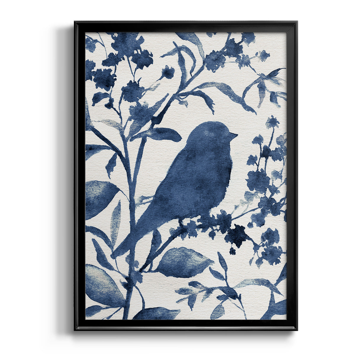 Bluebird Silhouette I Premium Framed Print - Ready to Hang