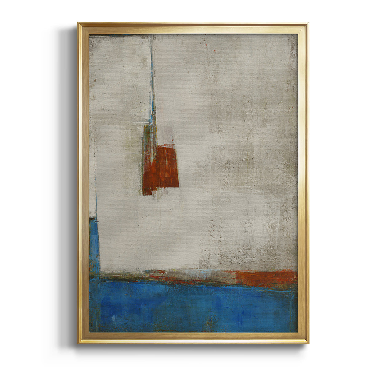 Sepia Botanical Journal I - Modern Framed Canvas Print