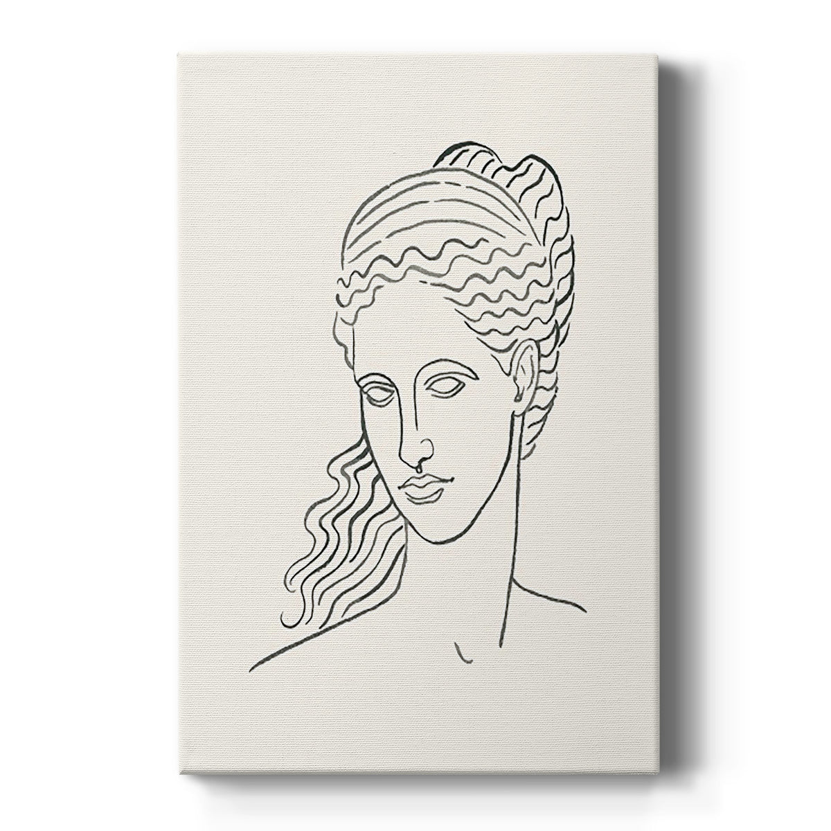 Greek Busts II - Canvas Art Print