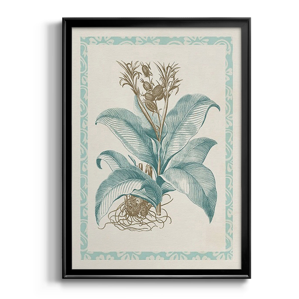 Willow Blue Besler III Premium Framed Print - Ready to Hang