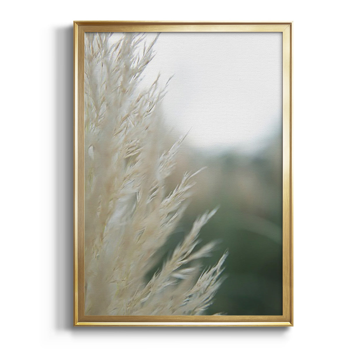 Sepia Botanical Journal I - Modern Framed Canvas Print