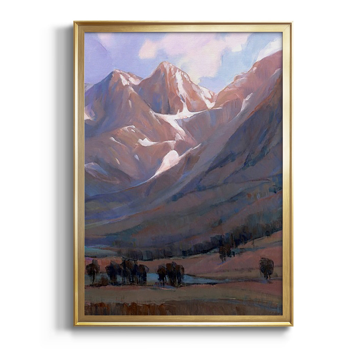 Sepia Botanical Journal I - Modern Framed Canvas Print