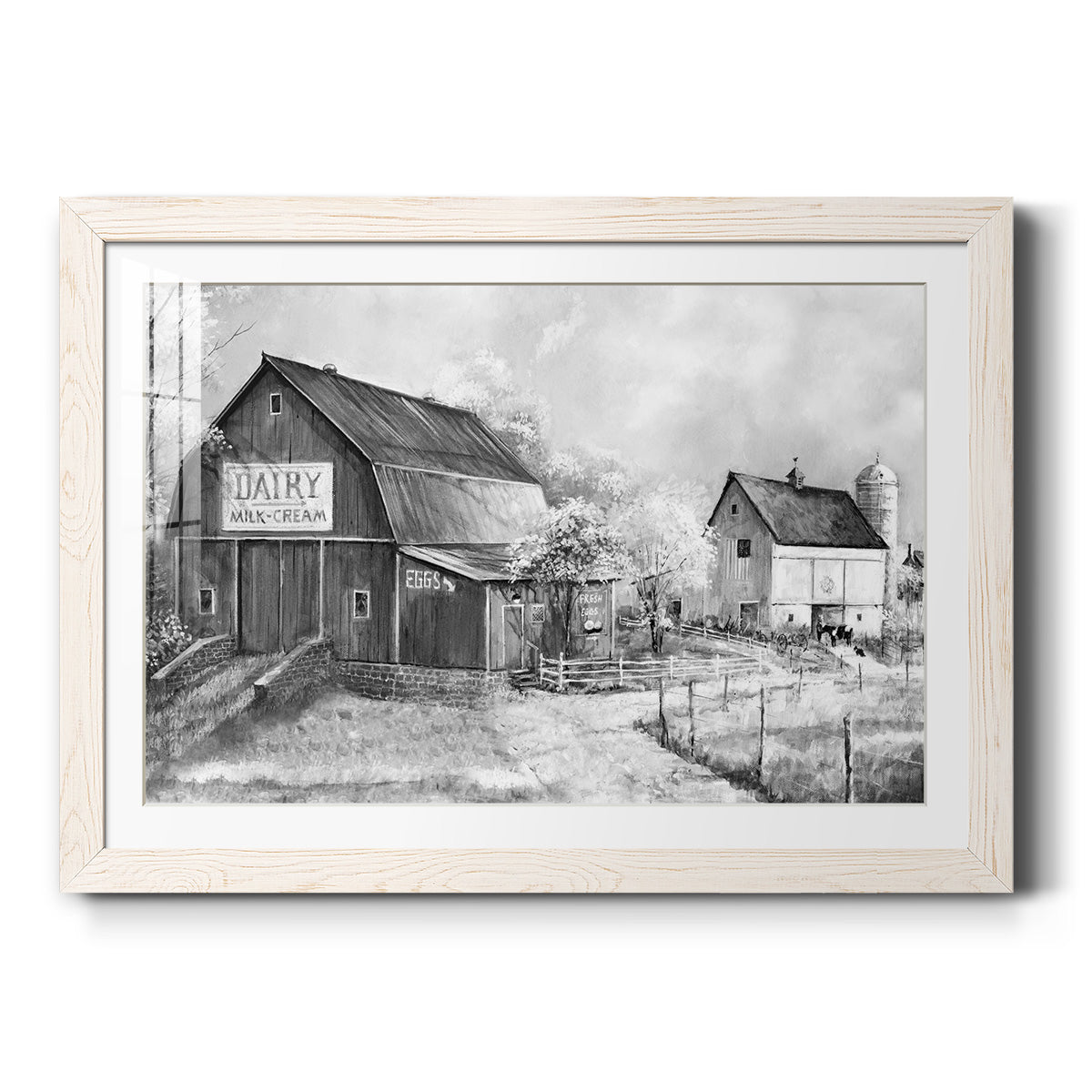 Day at the Farm-Premium Framed Print - Ready to Hang