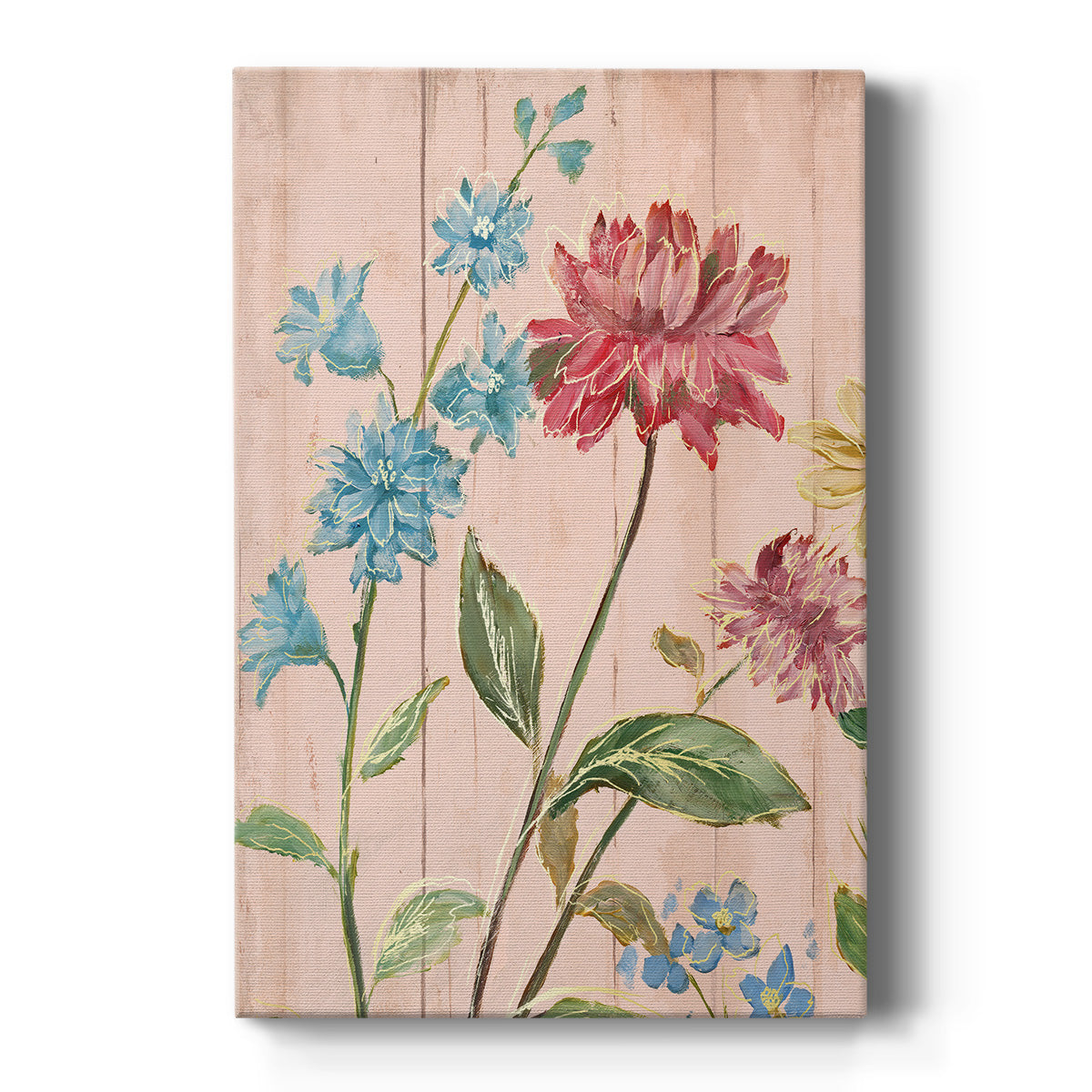 Wildflower Flutter I Premium Gallery Wrapped Canvas - Ready to Hang
