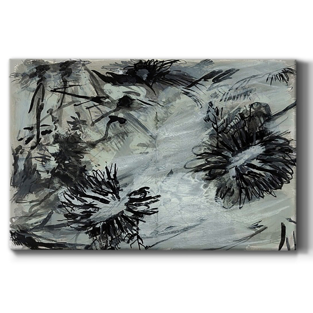 Black & White Chinois I Premium Gallery Wrapped Canvas - Ready to Hang