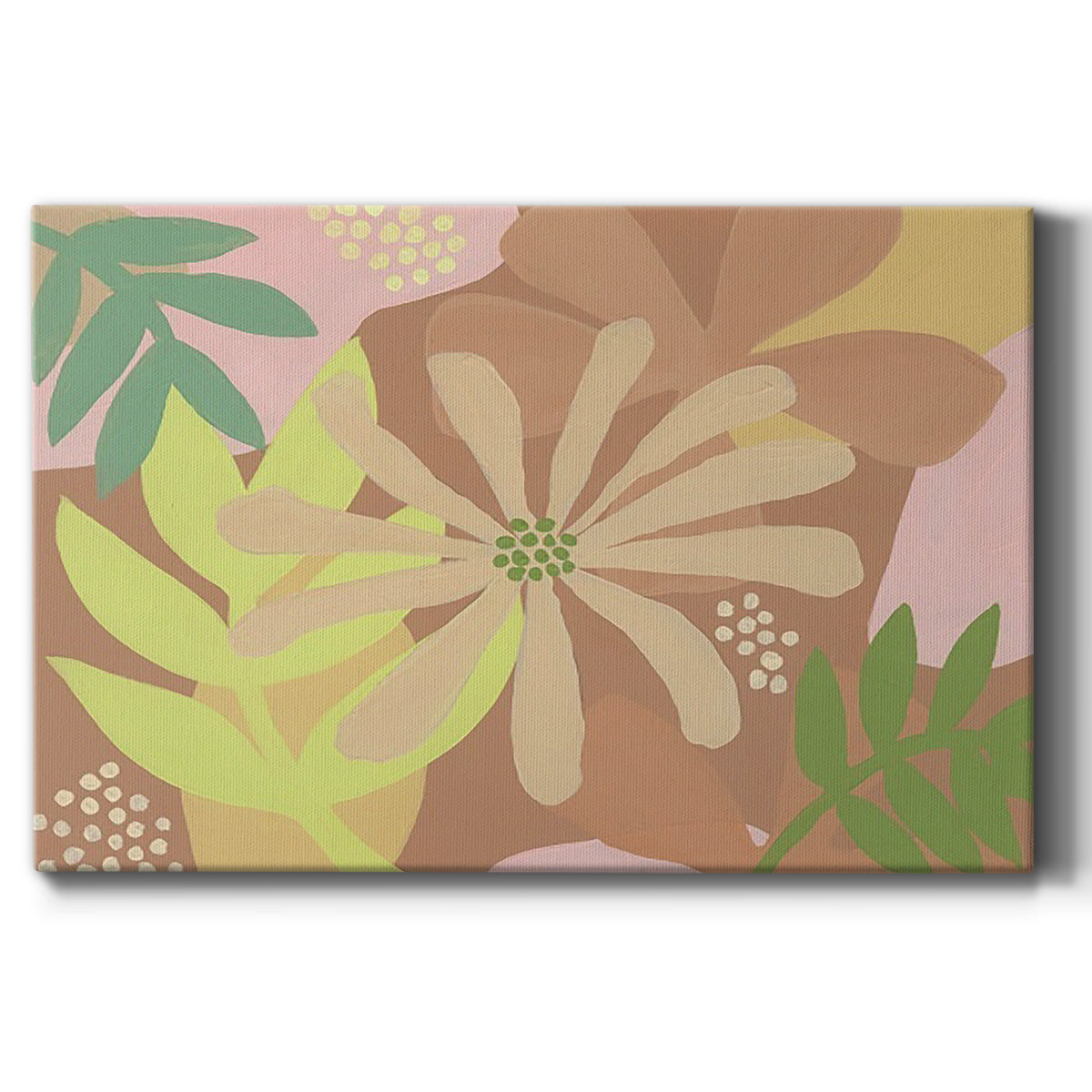 Neutral Blooms II Premium Gallery Wrapped Canvas - Ready to Hang