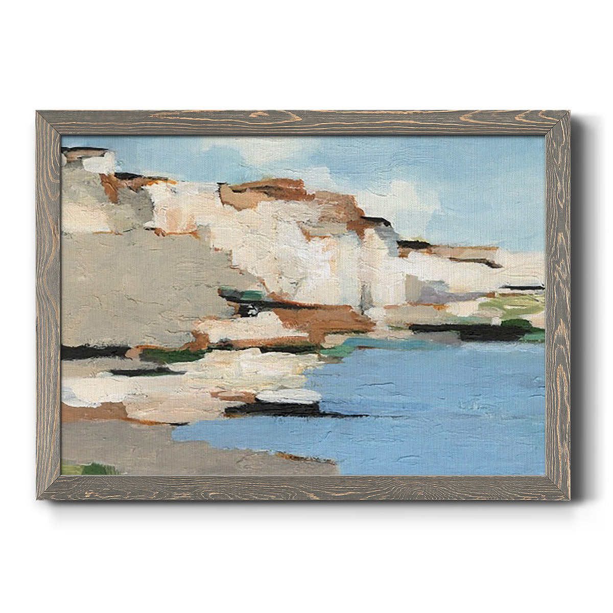 White Rock Cliffs I-Premium Framed Canvas - Ready to Hang