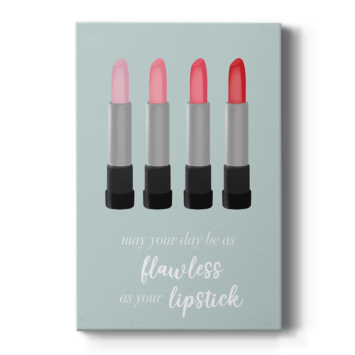 Flawless Lipstick - Canvas Art Print