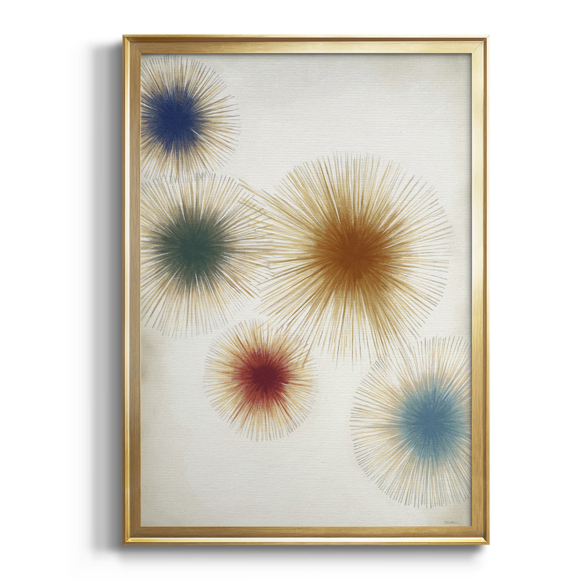 Sepia Botanical Journal I - Modern Framed Canvas Print