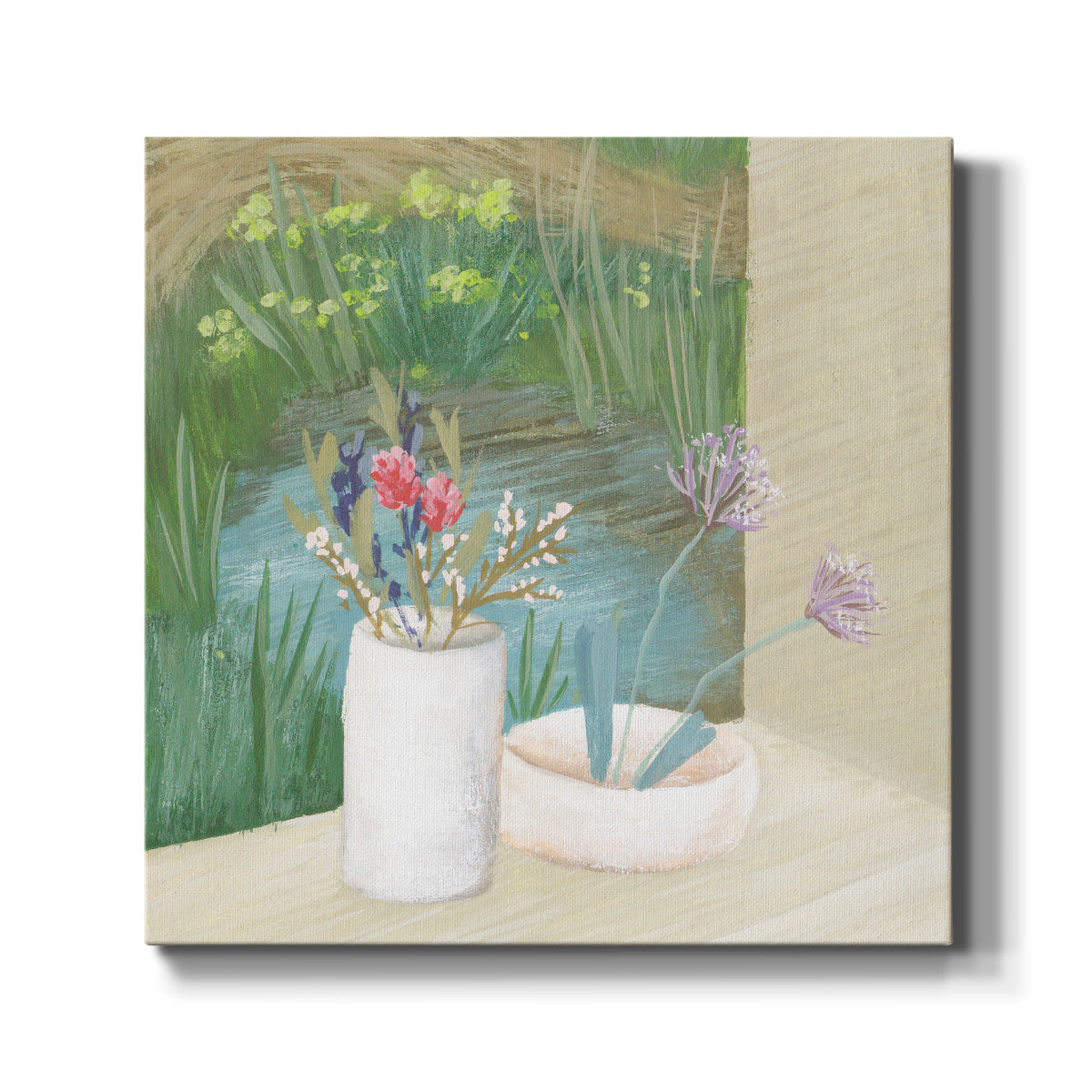 Window Plants III - Canvas Art Print