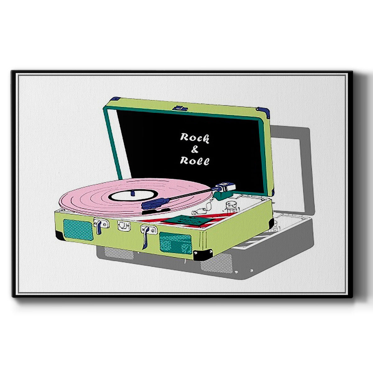 Record Shop II - Canvas Art Print